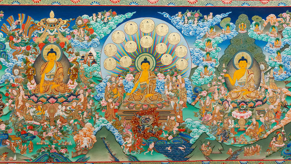 A Six-Meter Thangka: The Life of Buddha in Tibetan Art – The Path to Enlightenment