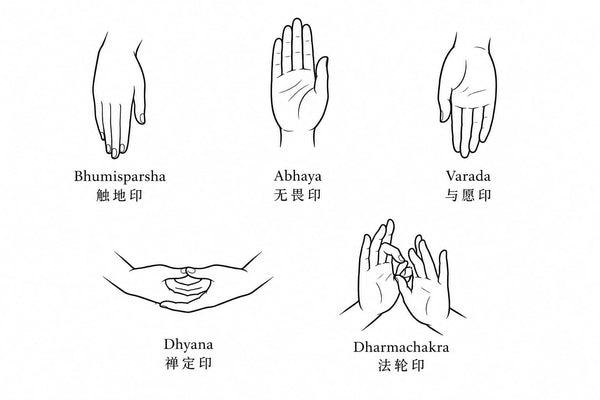 The Secret Language of Buddha's Hands: 5 Mudras Every Thangka Lover Should Know