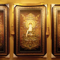 The Three Realms of Buddha in Gold Wire and Enamel: An Appreciation of a Cloisonné Thangka Masterpiece Featuring the Buddhas of the Three Periods