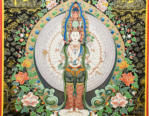Thousand-Armed Avalokiteshvara Thangka: Meaning & Symbolism Explained