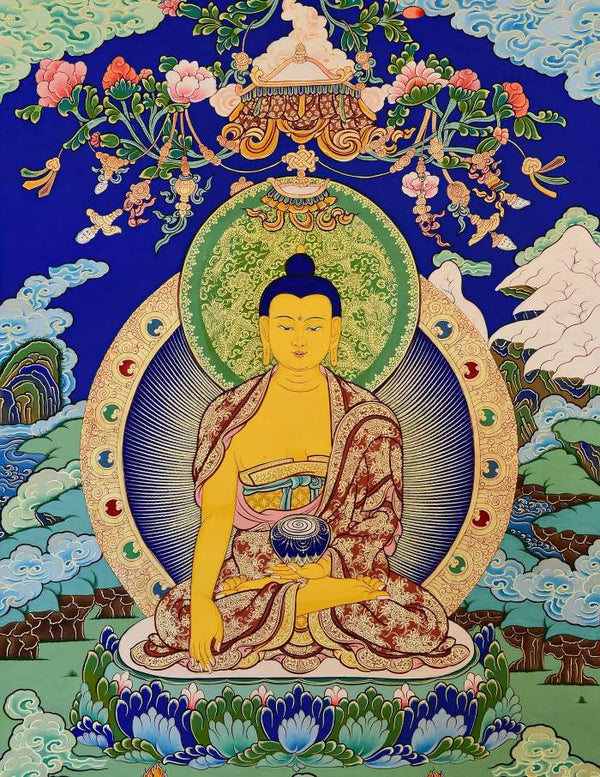 Shakyamuni Buddha Thangka: Meaning, Symbols & Art