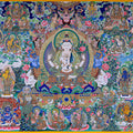 Thangka "The Three Essences of Bodhisattvas": Touching the Spiritual Universe of Tibetan Buddhism through Color and Line