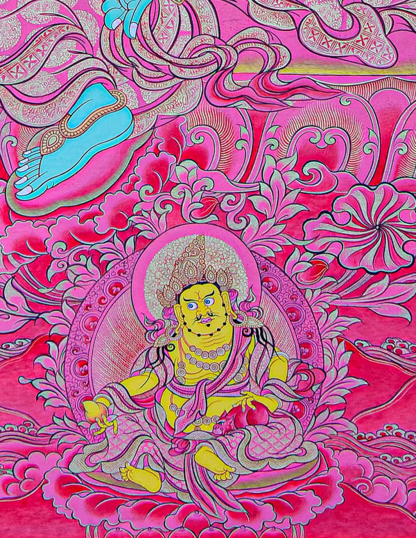 Green Tara Red Thangka Art