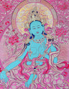 Green Tara Red Thangka Art