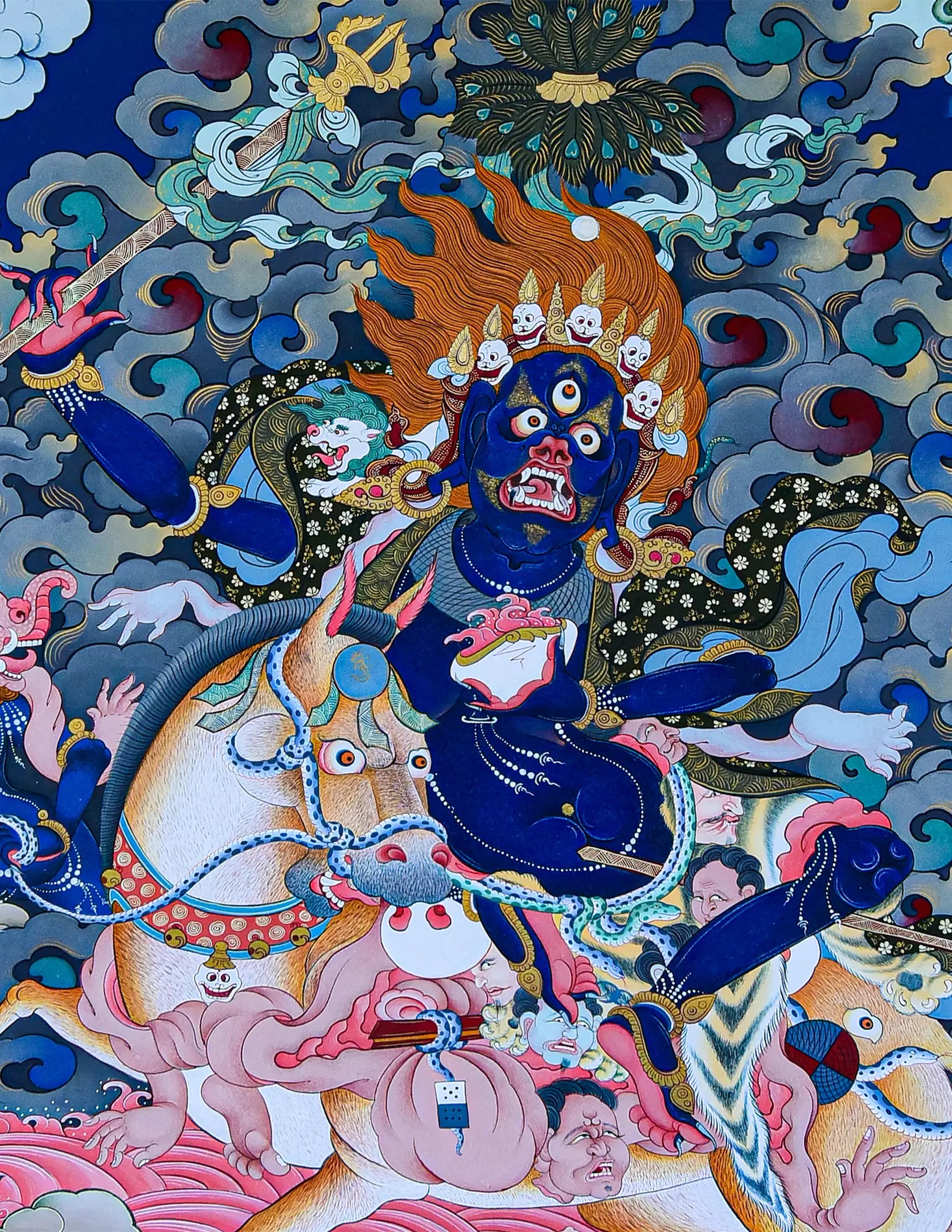 Palden Lhamo Thangka Art