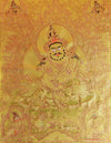 Yellow Dzambala Gold Thangka Art