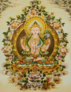 Chenrezig Buddha Filligree Thangka/ Wall hangings/ Desktop decorations/ Decor/ picture frame/ Wall Art/ Art Piece