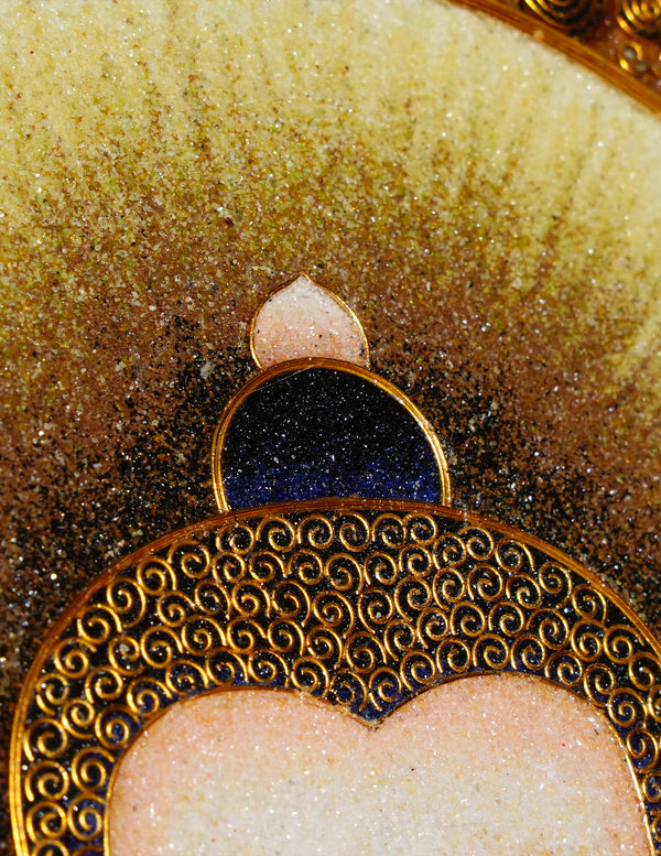 Amitabha Buddha Filligree Thangka/ Wall hangings/ Desktop decorations/ Decor/ picture frame/ Wall Art/ Art Piece