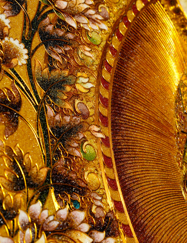 Amitabha Buddha Filligree Thangka/ Wall hangings/ Desktop decorations/ Decor/ picture frame/ Wall Art/ Art Piece