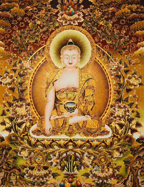 Amitabha Buddha Filligree Thangka/ Wall hangings/ Desktop decorations/ Decor/ picture frame/ Wall Art/ Art Piece