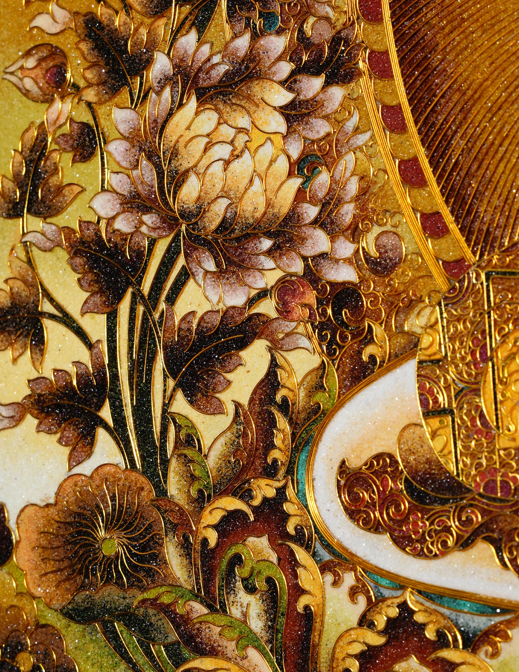 Amitabha Buddha Filligree Thangka/ Wall hangings/ Desktop decorations/ Decor/ picture frame/ Wall Art/ Art Piece