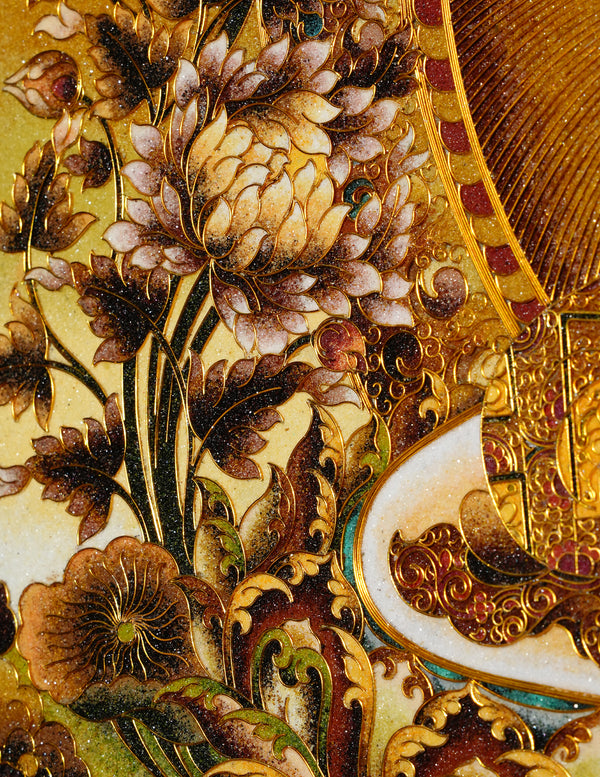 Amitabha Buddha Filligree Thangka/ Wall hangings/ Desktop decorations/ Decor/ picture frame/ Wall Art/ Art Piece