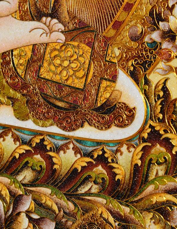 Amitabha Buddha Filligree Thangka/ Wall hangings/ Desktop decorations/ Decor/ picture frame/ Wall Art/ Art Piece