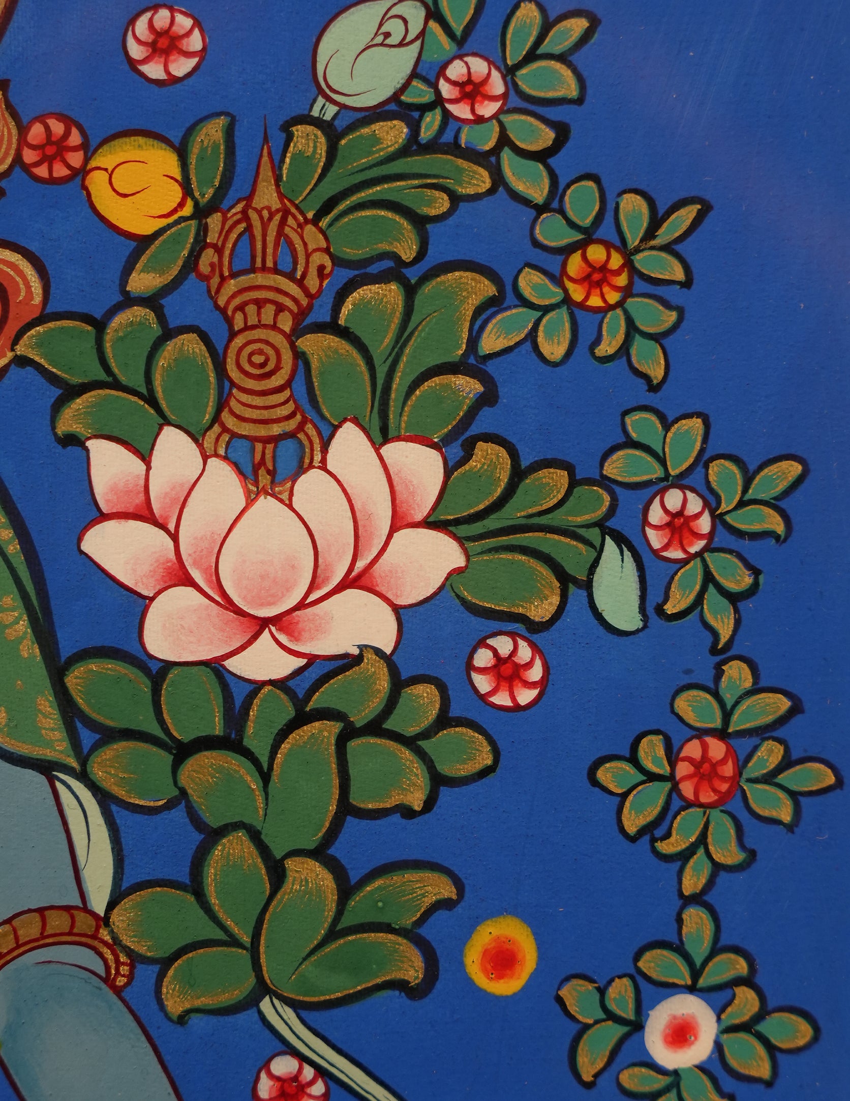 Mahasthamaprapta Buddha thangka Pictrue Frame/ Tabletop Decor/ Desk Decor/ Decor/ Wall Art