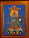 Mahasthamaprapta Buddha thangka Pictrue Frame/ Tabletop Decor/ Desk Decor/ Decor/ Wall Art