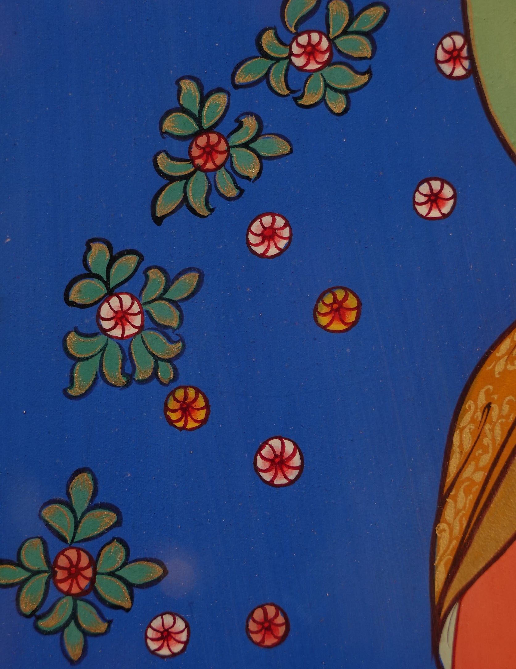 Amitabha Buddha Thangka/ Pictrue Frame/ Tabletop Decor/ Desk Decor/ Decor/ Wall Art