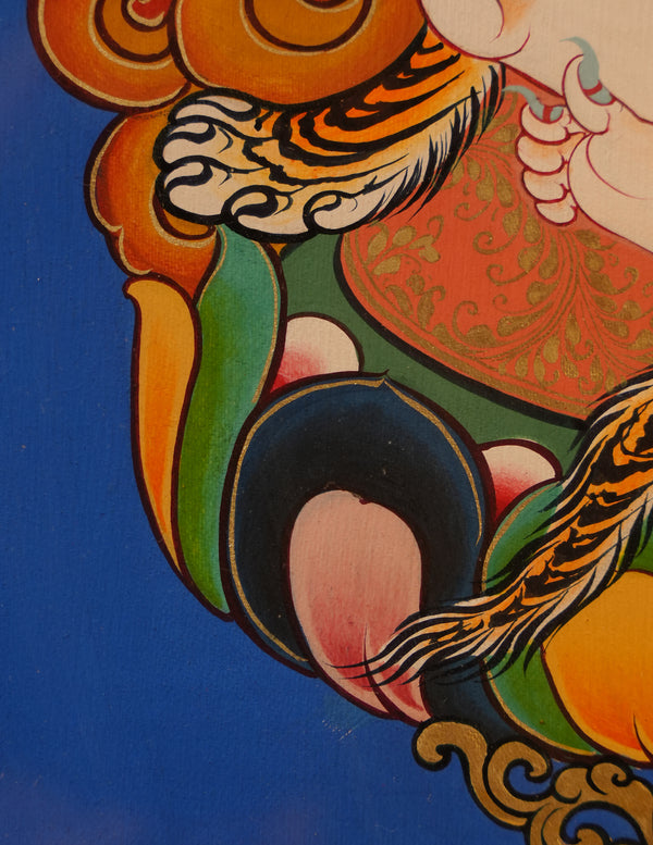 Mahakala thangka/ Pictrue Frame/ Tabletop Decor/ Desk Decor/ Decor/ Wall Art TM030001