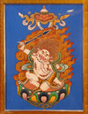 Mahakala thangka/ Pictrue Frame/ Tabletop Decor/ Desk Decor/ Decor/ Wall Art TM030001