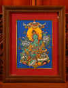 Green Tara  Thangka Pictrue Frame/ Tabletop Decor/ Desk Decor/ Decor/ Wall Art