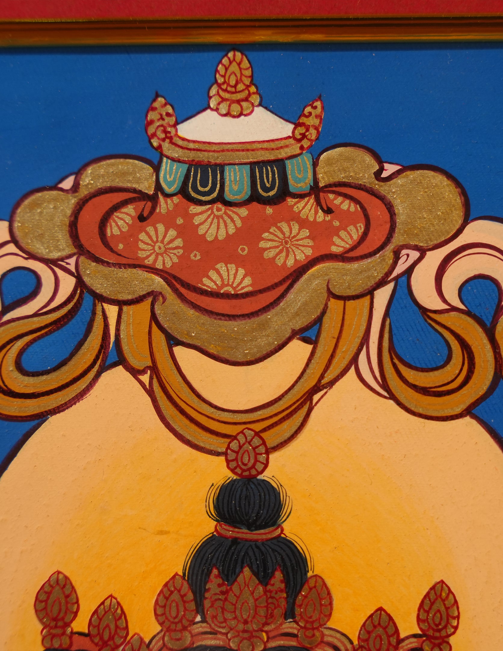 Mahavairocana Buddha thangka Pictrue Frame/ Tabletop Decor/ Desk Decor/ Decor/ Wall Art