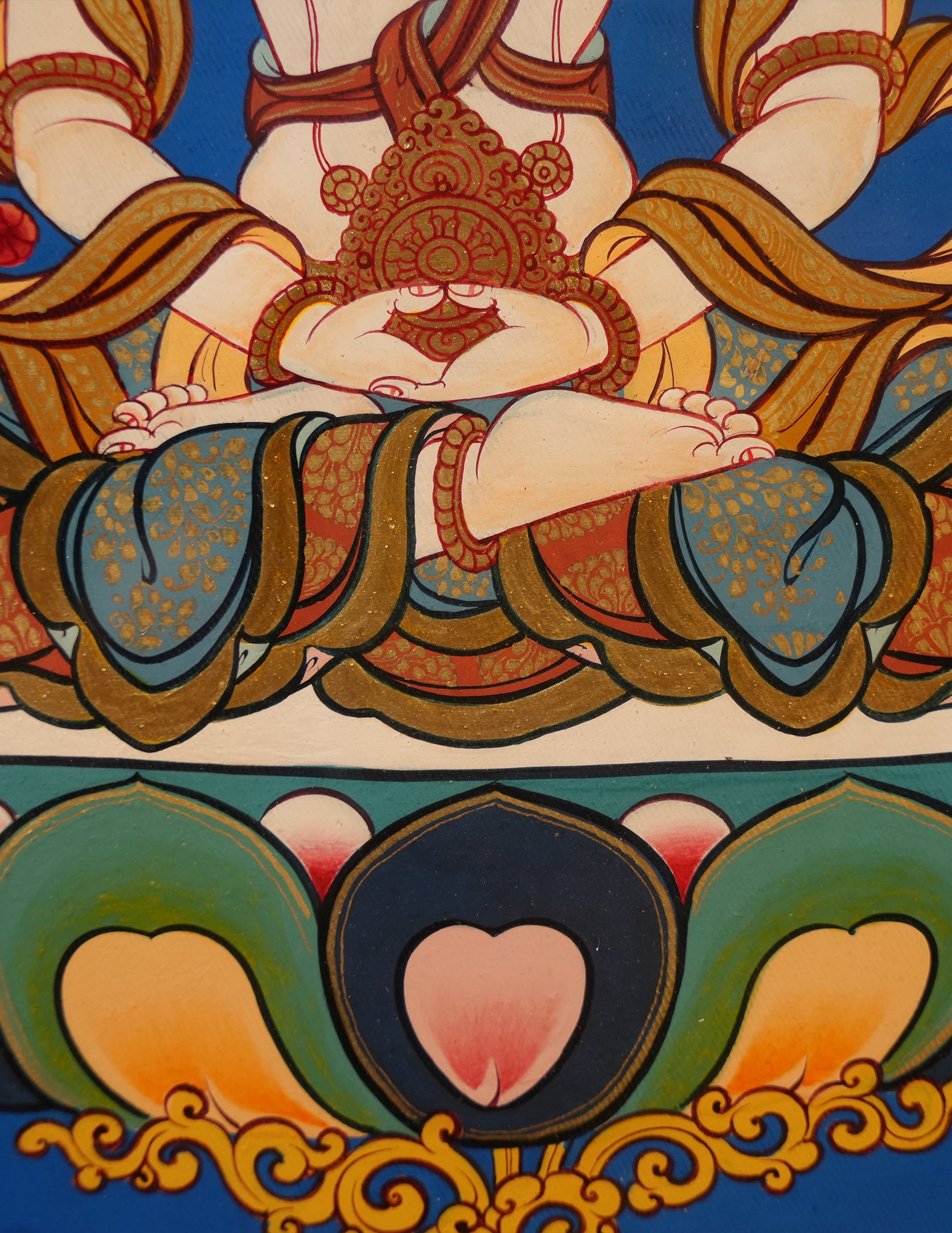 Mahavairocana Buddha thangka Pictrue Frame/ Tabletop Decor/ Desk Decor/ Decor/ Wall Art