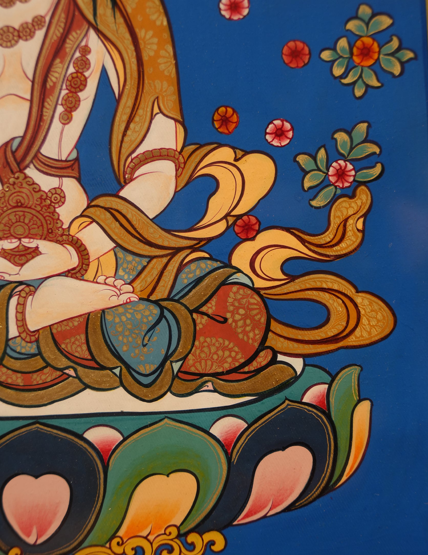 Mahavairocana Buddha thangka Pictrue Frame/ Tabletop Decor/ Desk Decor/ Decor/ Wall Art