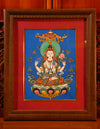 Chenrezig Buddha Thangka Pictrue Frame/ Tabletop Decor/ Desk Decor/ Decor/ Wall Art