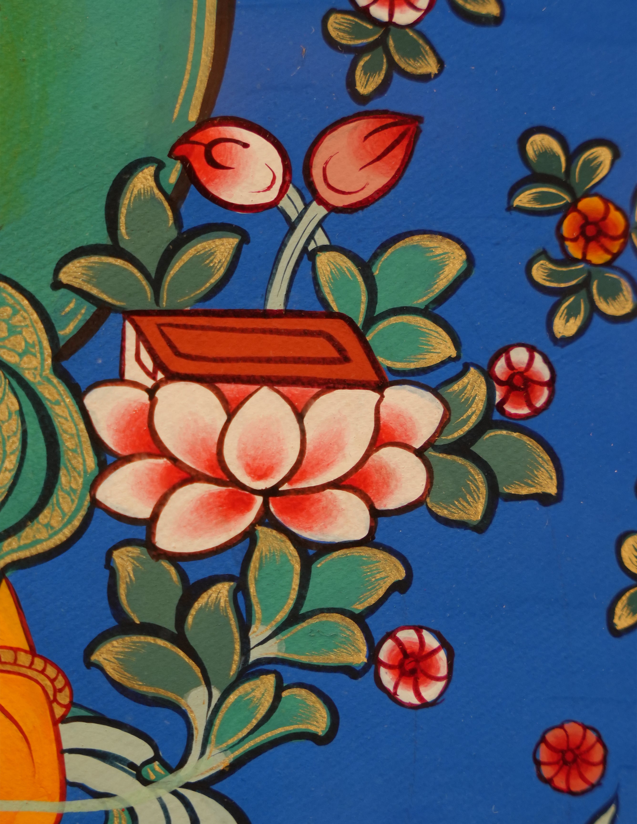 Manjushri  Buddha Thangka Pictrue Frame/ Tabletop Decor/ Desk Decor/ Decor/ Wall Art