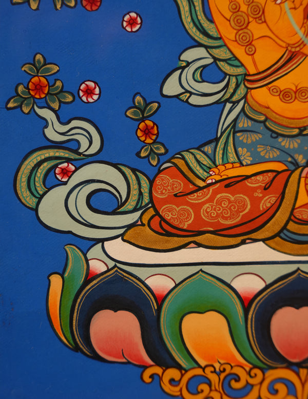 Manjushri  Buddha Thangka Pictrue Frame/ Tabletop Decor/ Desk Decor/ Decor/ Wall Art