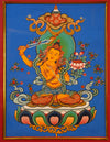 Manjushri  Buddha Thangka Pictrue Frame/ Tabletop Decor/ Desk Decor/ Decor/ Wall Art