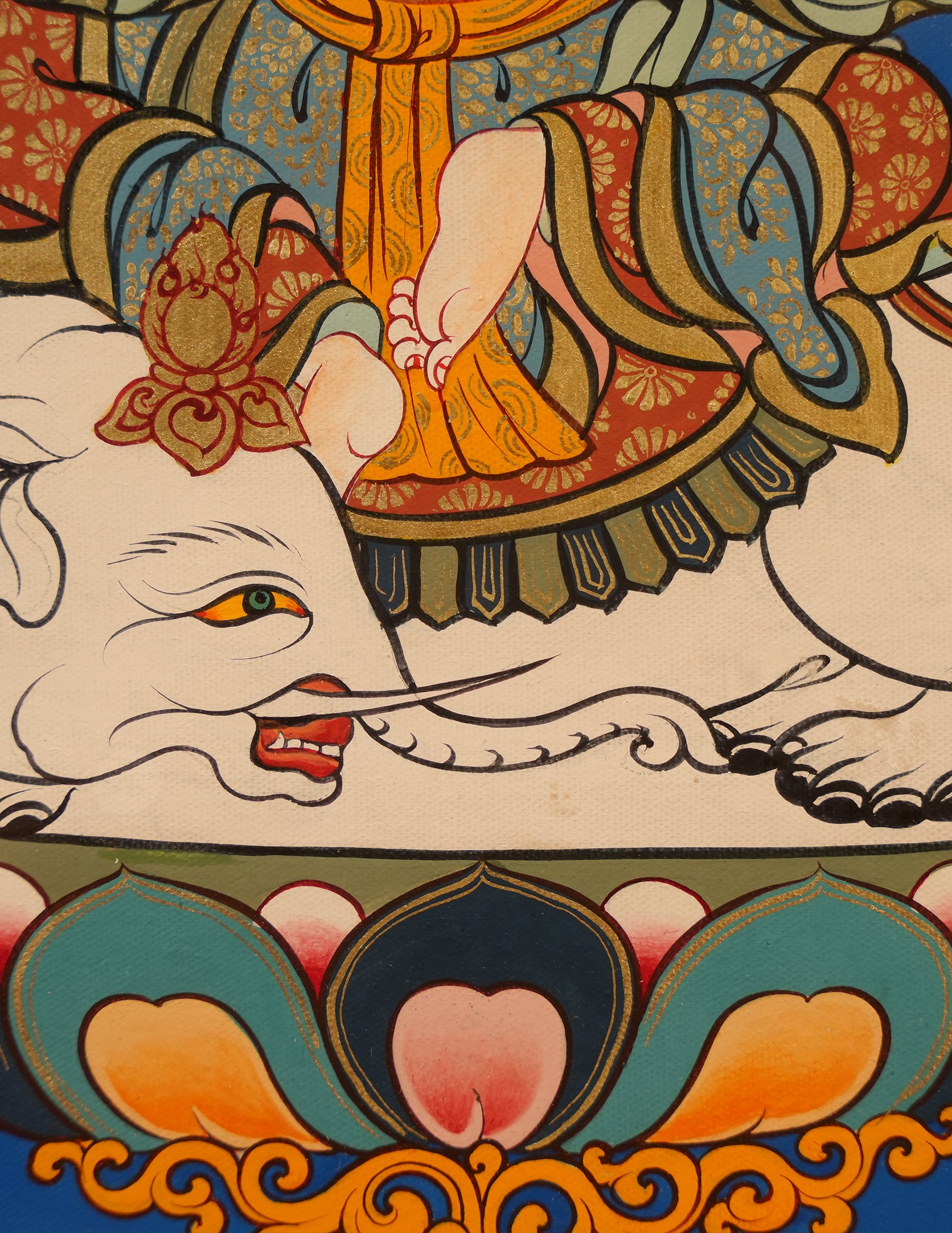 Samantabhadra buddha Thangka Pictrue Frame/ Tabletop Decor/ Desk Decor/ Decor/ Wall Art