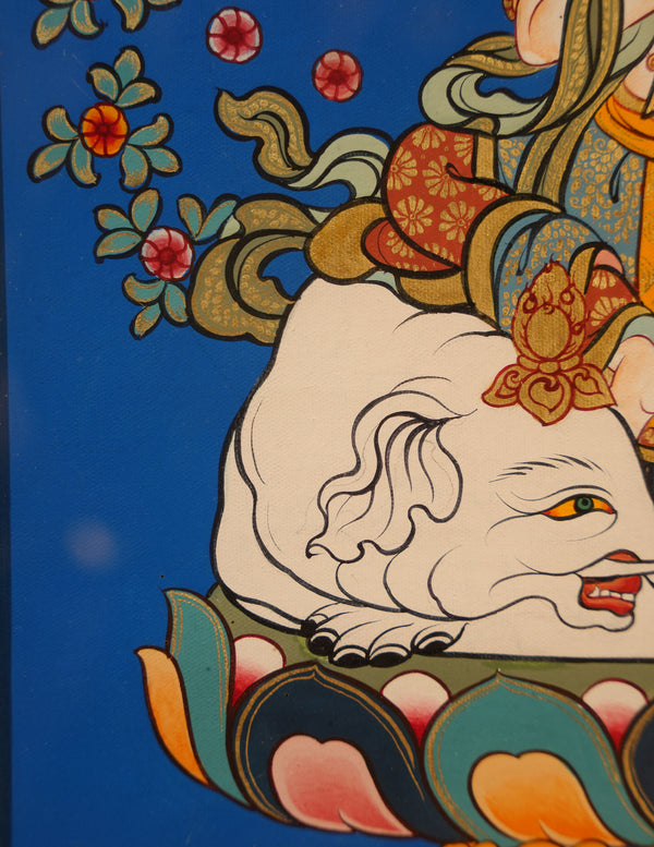 Samantabhadra buddha Thangka Pictrue Frame/ Tabletop Decor/ Desk Decor/ Decor/ Wall Art