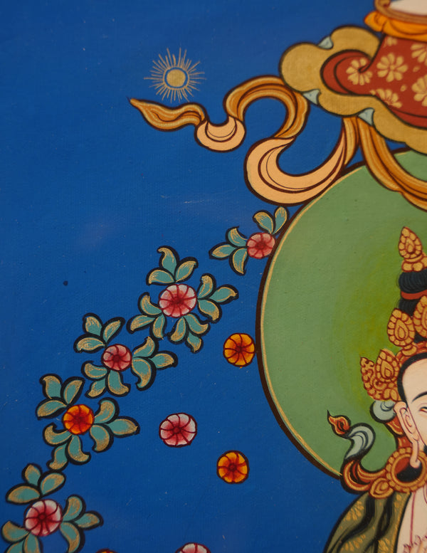 Samantabhadra buddha Thangka Pictrue Frame/ Tabletop Decor/ Desk Decor/ Decor/ Wall Art