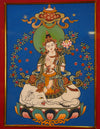 Samantabhadra buddha Thangka Pictrue Frame/ Tabletop Decor/ Desk Decor/ Decor/ Wall Art