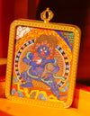 Mahakala thangka/ Pendant/ Locket/ Necklace/ Portable/ GauBOX/ Buddha amulet/ Carry-on/ Travel friendly