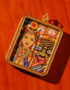 Zakiram's past and present life Thangka/ Pendant/ Locket/ Necklace/ Portable/ Gau BOX/ Carry-on/ Travel Friendly TS030002