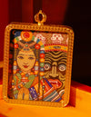 Zakiram's past and present life Thangka/ Pendant/ Locket/ Necklace/ Portable/ Gau BOX/ Carry-on/ Travel Friendly TS030002