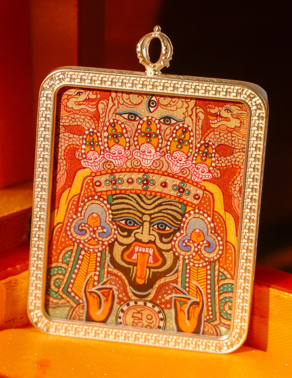 Zakiram Thangka/ Pendant/ Locket/ Necklace/ Portable/ GauBOX/ Buddha amulet/ Carry-on/ Travel friendly