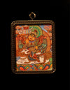 Jambhala Thangka Pendant/ Locket/ Necklace/ Portable/ GauBOX/ Buddha amulet/ Carry-on/ Travel friendly