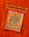Green Tara thangka Pendant/ Locket/ Necklace/ Portable/ GauBOX/ Buddha amulet/ Carry-on/ Travel friendly TS070009