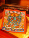 Green Tara thangka Pendant/ Locket/ Necklace/ Portable/ GauBOX/ Buddha amulet/ Carry-on/ Travel friendly TS070009