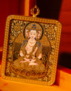 Mahavairocana  Buddha  thangka Pendant/ Locket/ Necklace/ Portable/ GauBOX/ Buddha amulet/ Carry-on/ Travel friendly