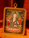 Mahasthamaprapta Buddha thangka Pendant/ Locket/ Necklace/ Portable/ GauBOX/ Buddha amulet/ Carry-on/ Travel friendly TS090002
