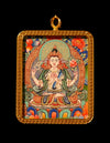 Chenrezig Buddha Thangka/ Pendant/ Locket/ Necklace/ Portable/ GauBOX/ Buddha amulet/ Carry-on/ Travel friendly