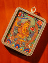 Manjushri Buddha Thangka Pendant/ Locket/ Necklace/ Portable/ GauBOX/ Buddha amulet/ Carry-on/ Travel friendly