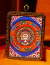 Mandala Thangka Pendant/ Locket/ Necklace/ Portable/ GauBOX/ Buddha amulet/ Carry-on/ Travel friendly