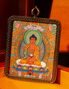 Amitabha Buddha Thangka/ Pendant/ Locket/ Necklace/ Portable/ GauBOX/ Buddha amulet/ Carry-on/ Travel friendly