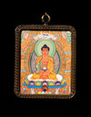 Amitabha Buddha Thangka/ Pendant/ Locket/ Necklace/ Portable/ GauBOX/ Buddha amulet/ Carry-on/ Travel friendly