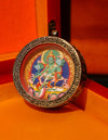 Green Tara Thangka Pendant/ Locket/ Necklace/ Portable/ Gau BOX/ Carry-on/ Travel Friendly