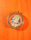 Green Tara Thangka Pendant/ Locket/ Necklace/ Portable/ Gau BOX/ Carry-on/ Travel Friendly